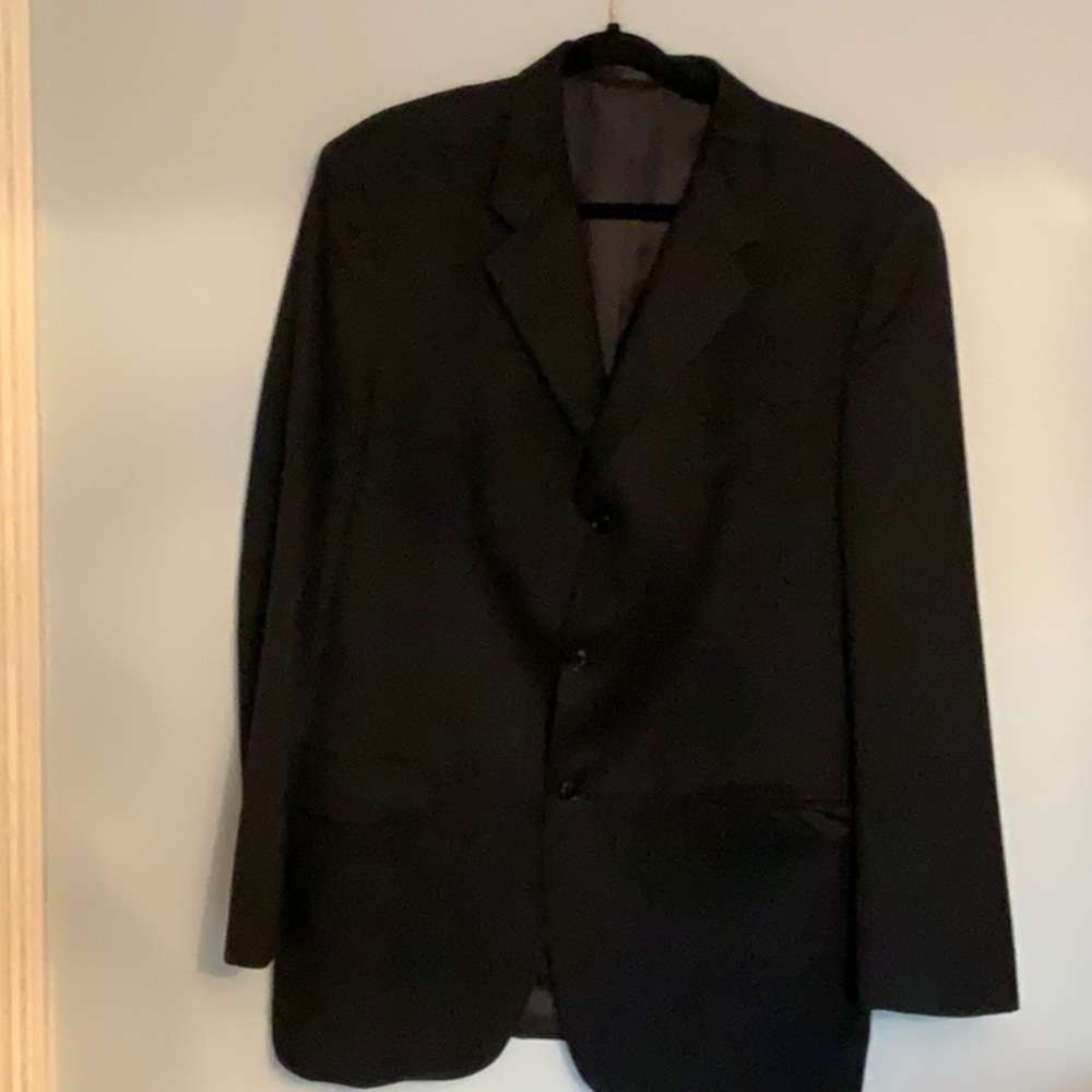 MENS BLAZAR: SPORTS COAT BLACK JONES OF NEW YORK Size 42